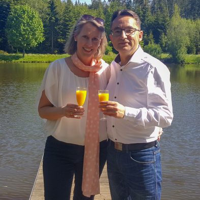 Mein Mann, Stefan Schmid (Stefan Schmid Coaching) und ich sind ein tolles Team, sowohl beim Arbeiten als auch privat.